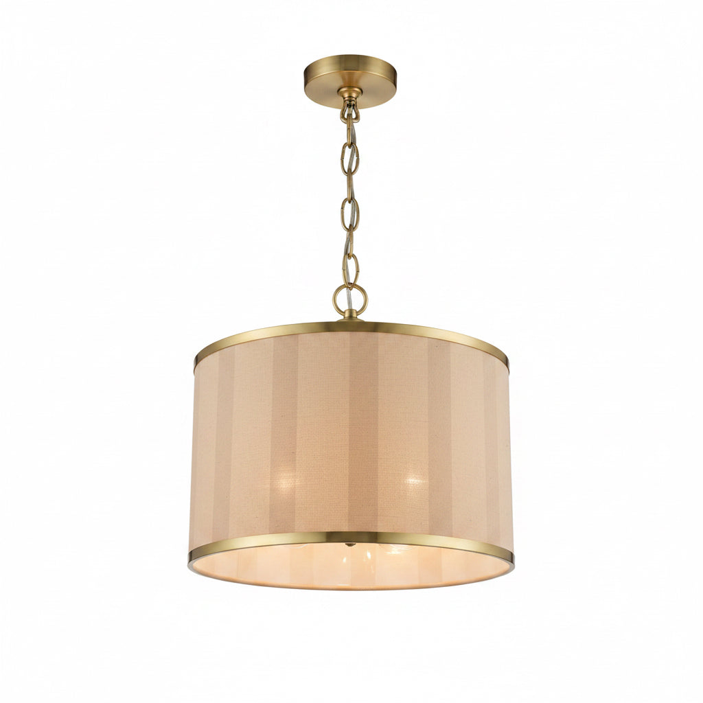 3 LIGHT CUSTOM SHADE PENDANT