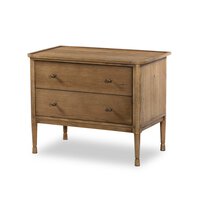 Franny Nightstand-Saddle Brown