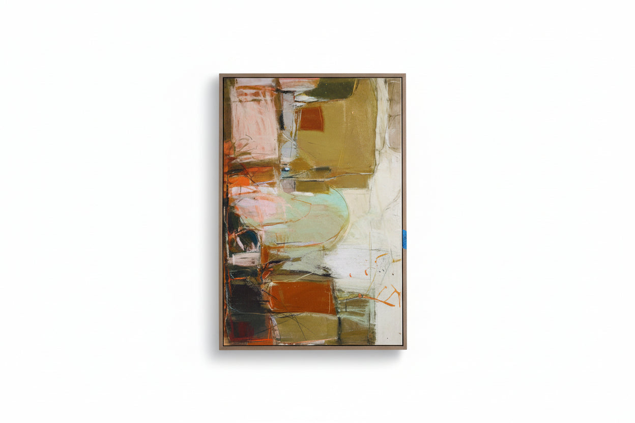 Palace Walls Framed Canvas