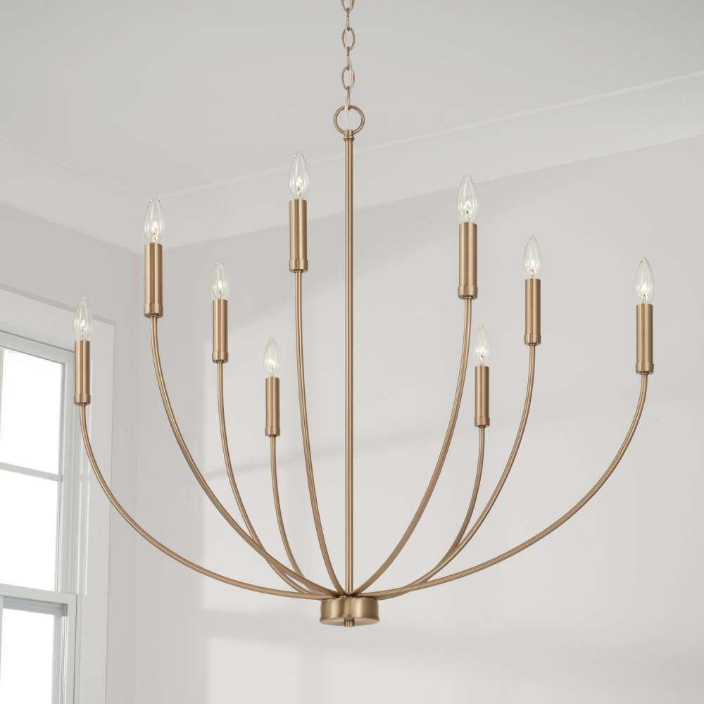 9 LIGHT CHANDELIER