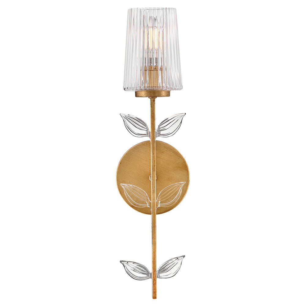 SINGLE LIGHT BOTANICAL SCONCE