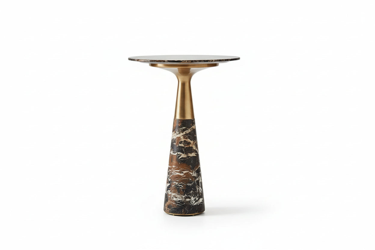 Pier Accent Table-Marble
