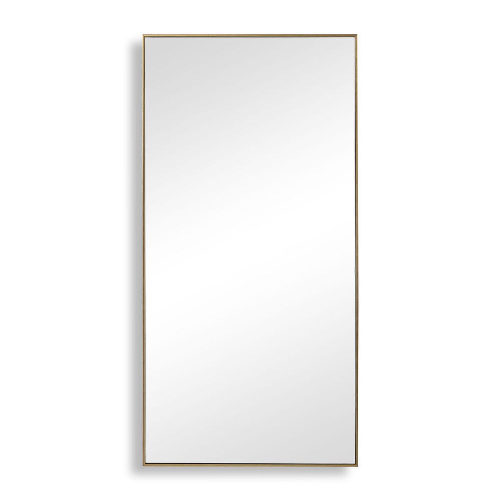 Thin Gold Frame Mirror