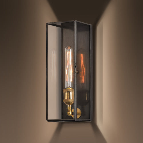 Dark Bronze 1L Outdoor Wall Sconce