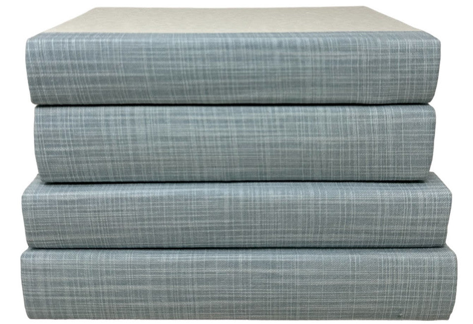 Dusty Blue Fabric Book