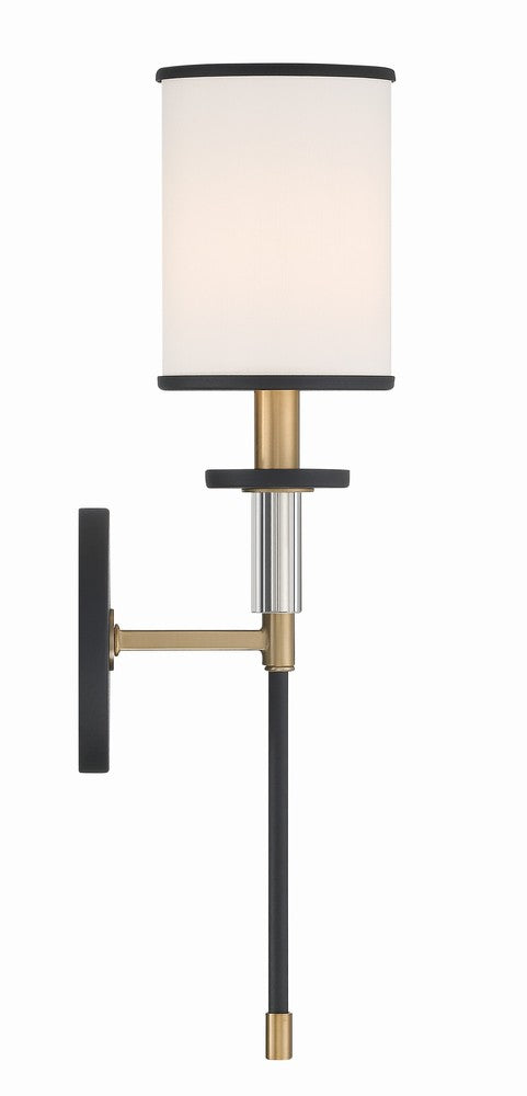 Hatfield Black Forged + Vibrant Gold Sconce