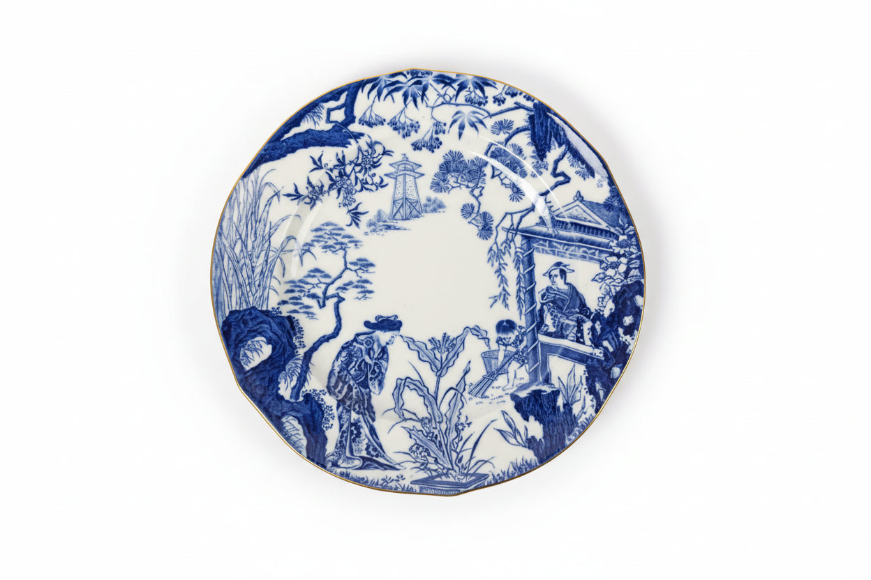 Blue and White Plate