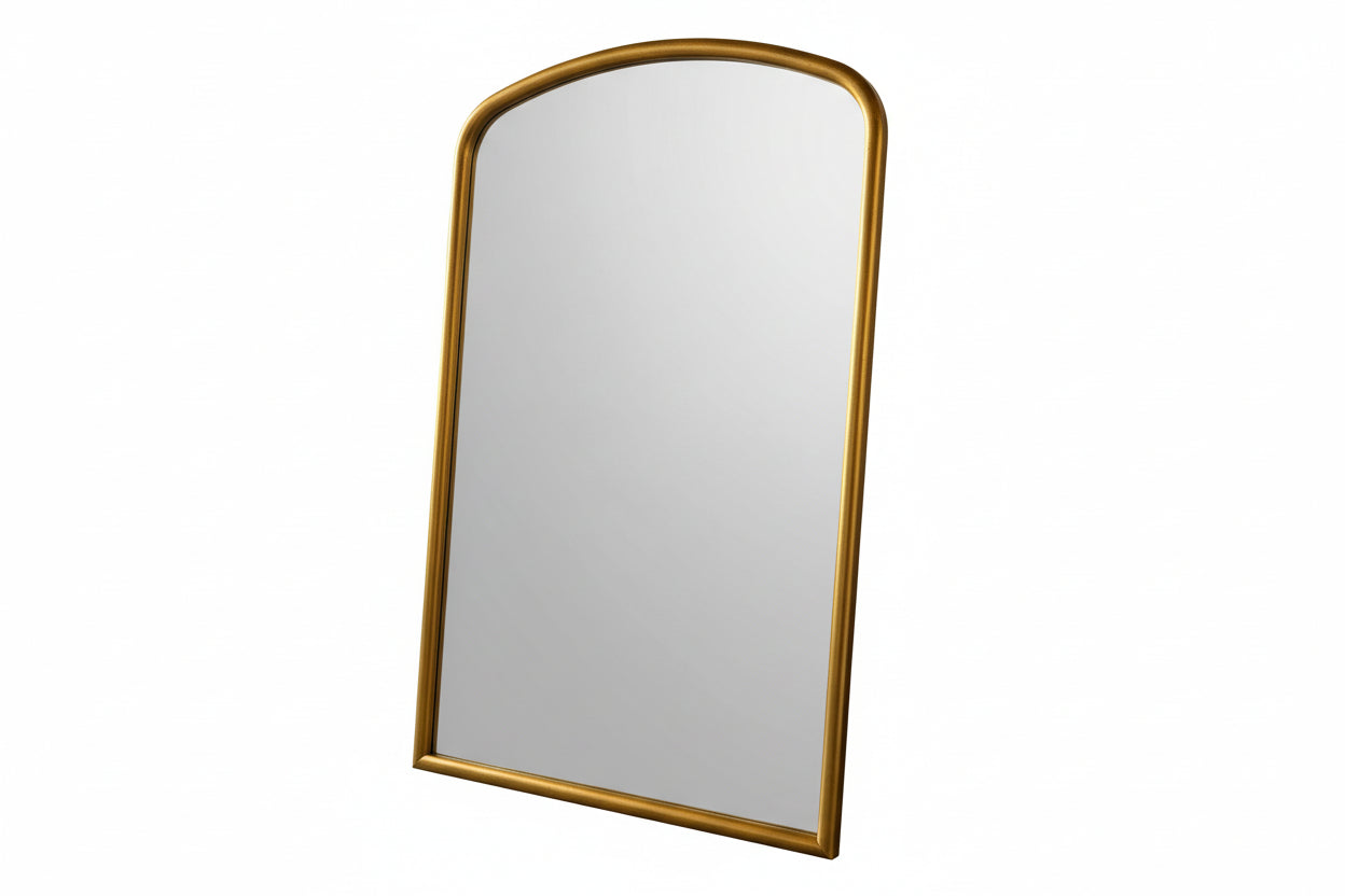 Gold Floor Lean Mirror
