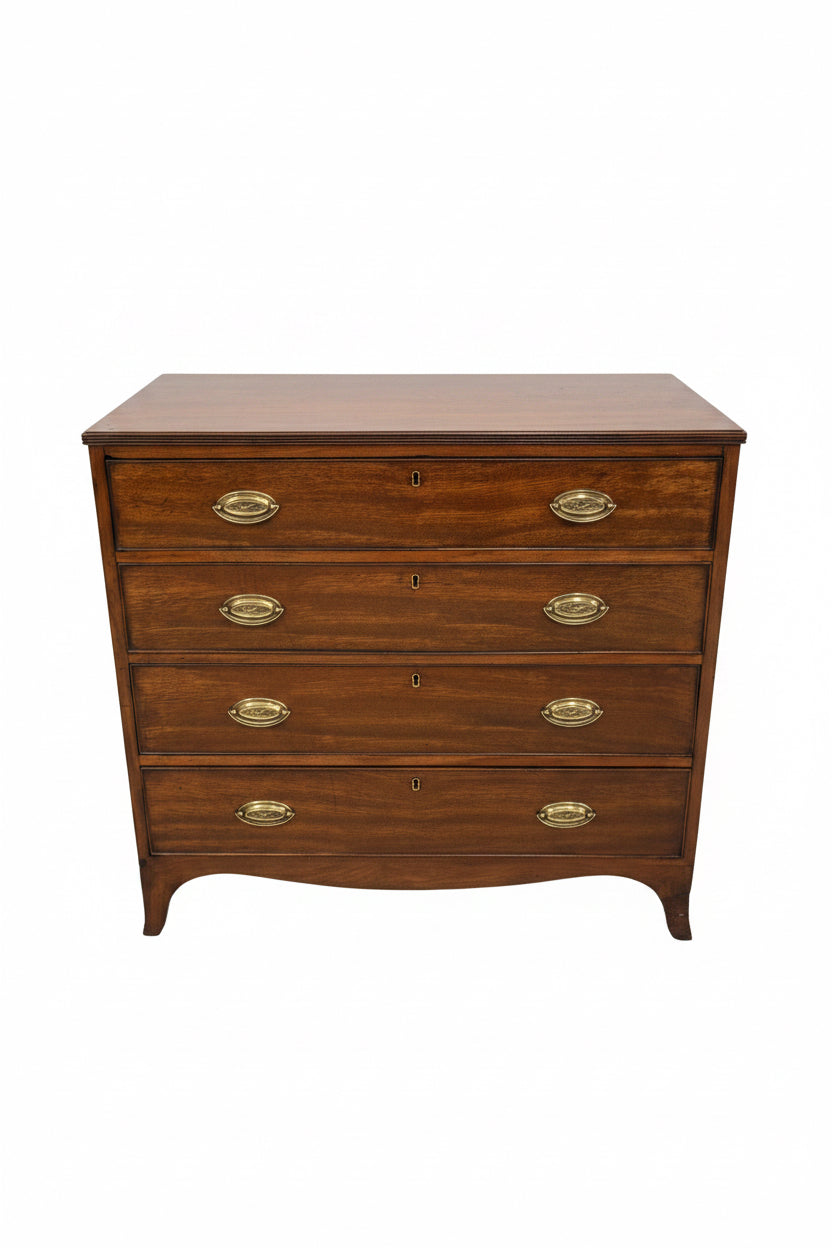 Four Drawer English Mahogany Chest