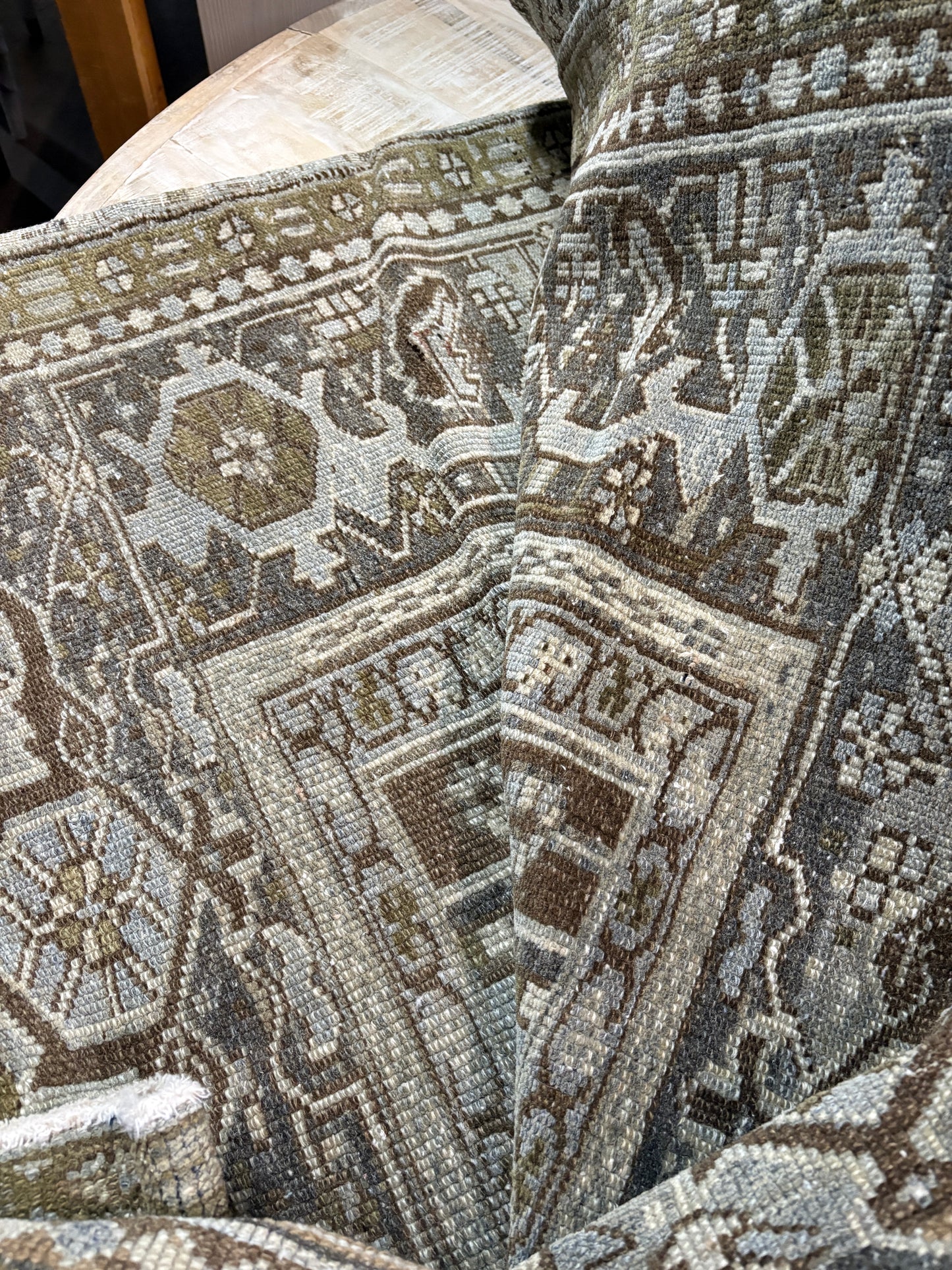 11x13 Antique Heriz Rug