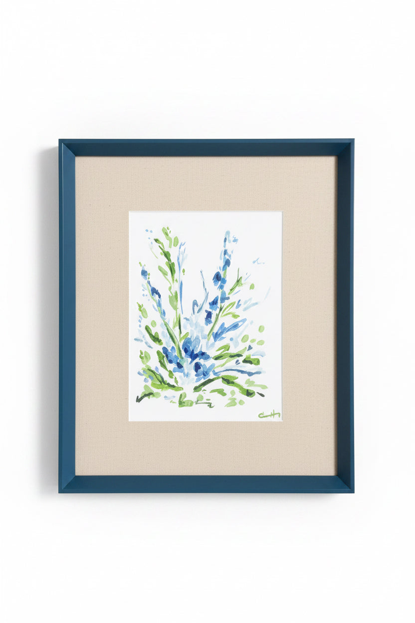 Blue Florals