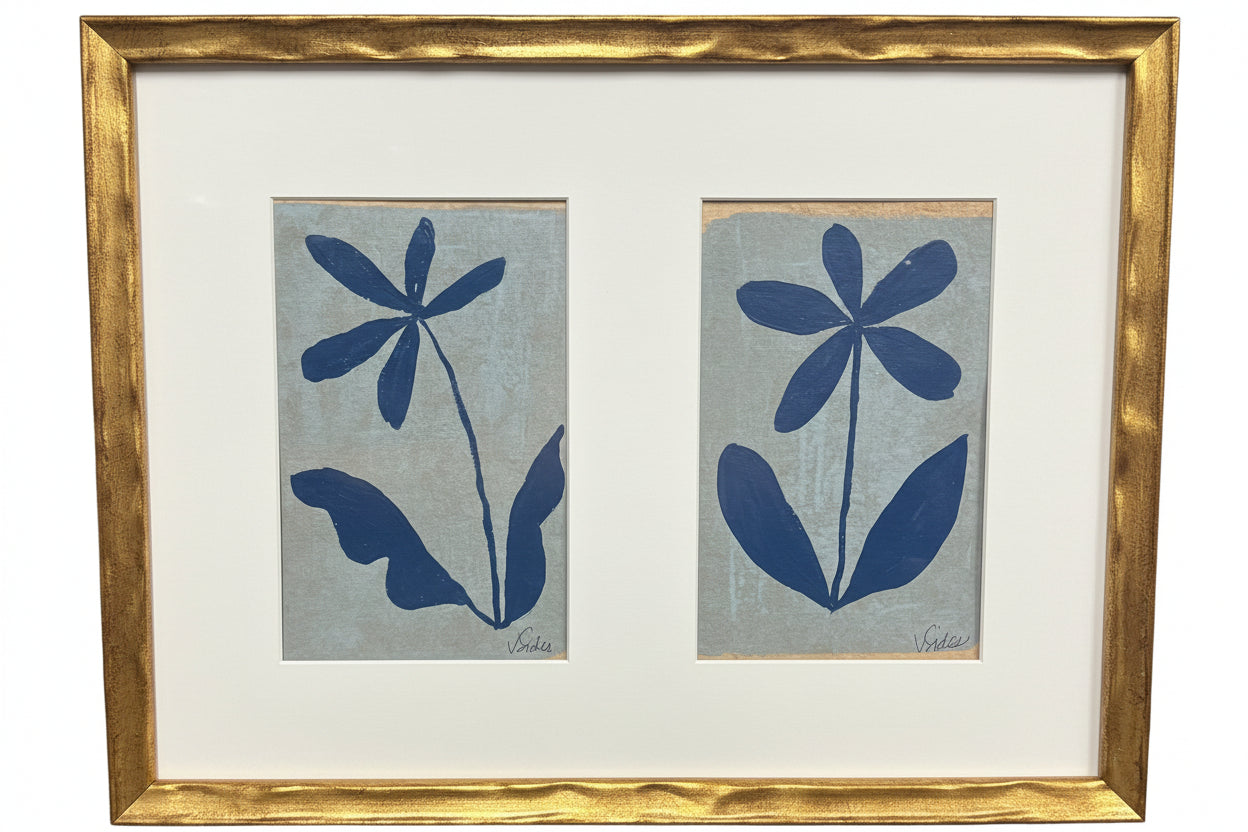 Two Light Blue Flowers