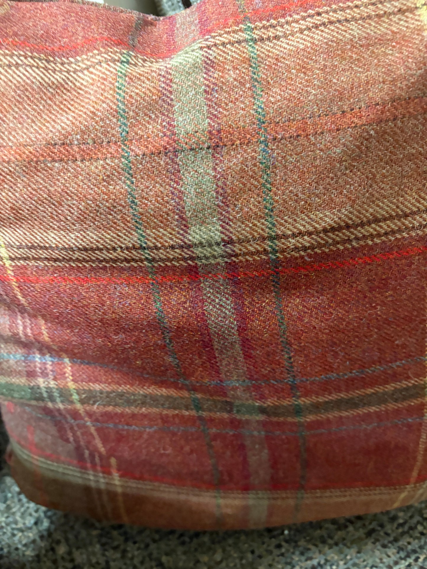 Plaid Throw Pillow