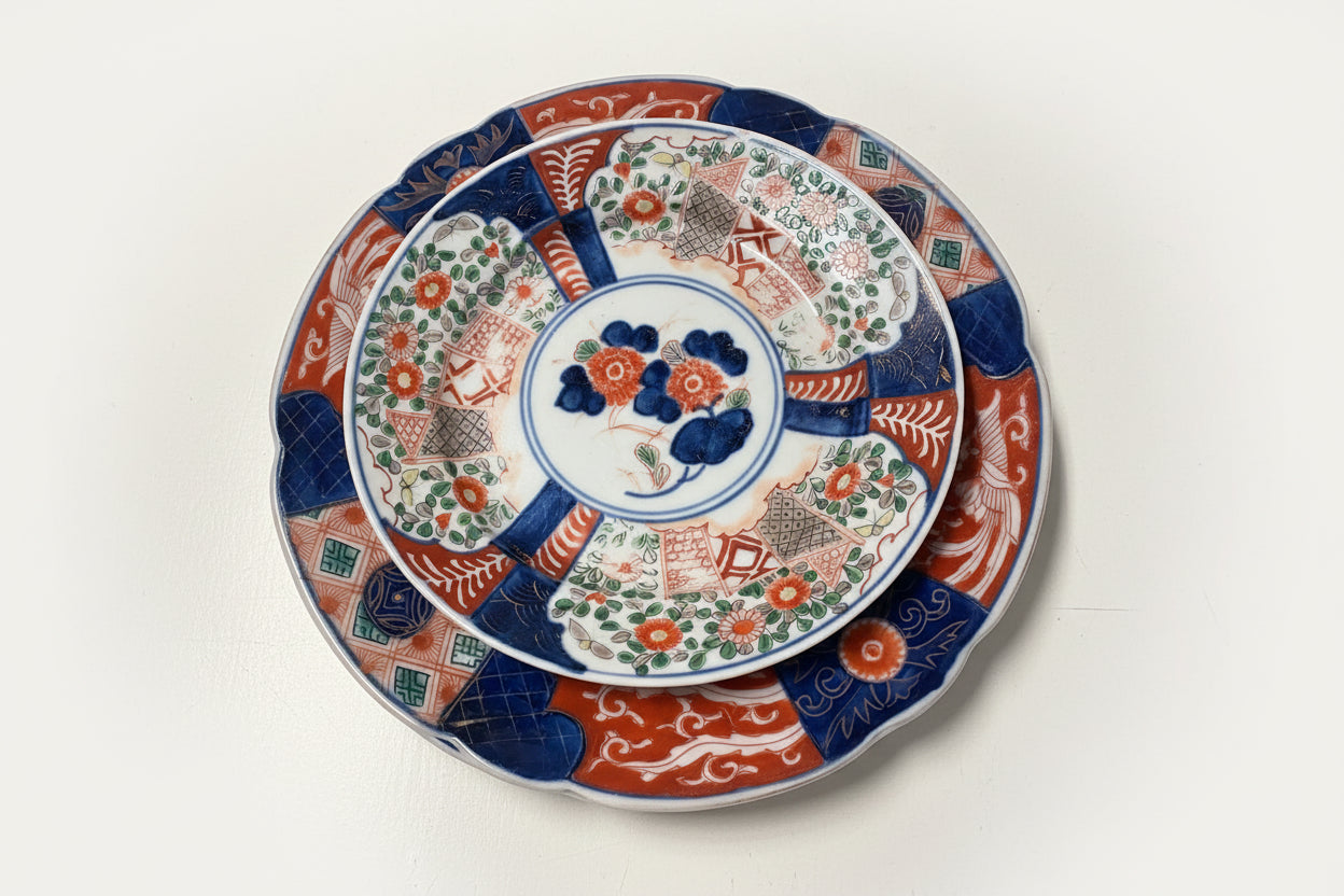 Vintage Imari Porcelain Plates