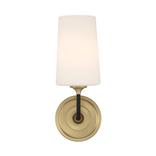 Niles Black Forged + Modern Gold Sconce