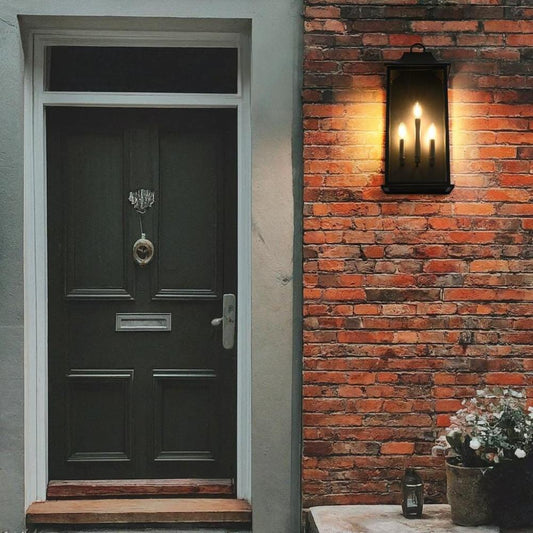 3 LIGHT WALL SCONCE IN BLACK