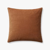 Brown Pick Stitch Pillow