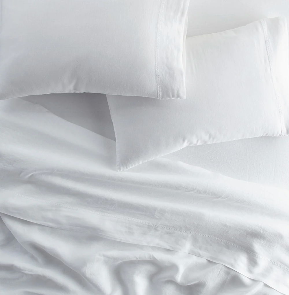 European Washed Linen Sheet Set