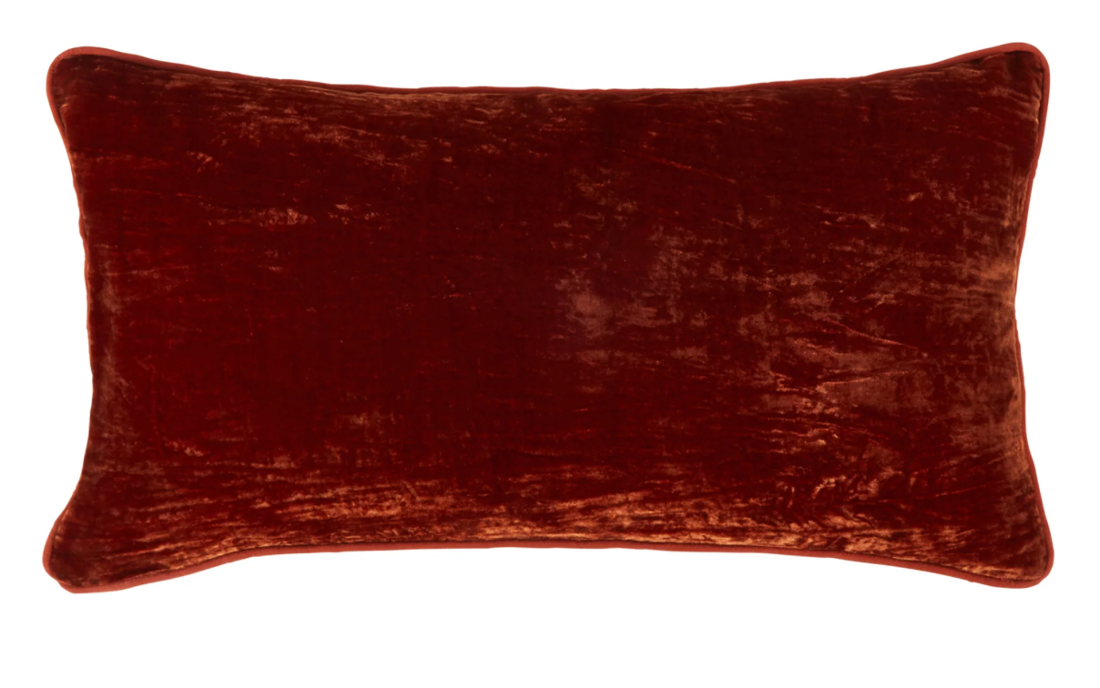 Lexington Clay Velvet Lumbar
