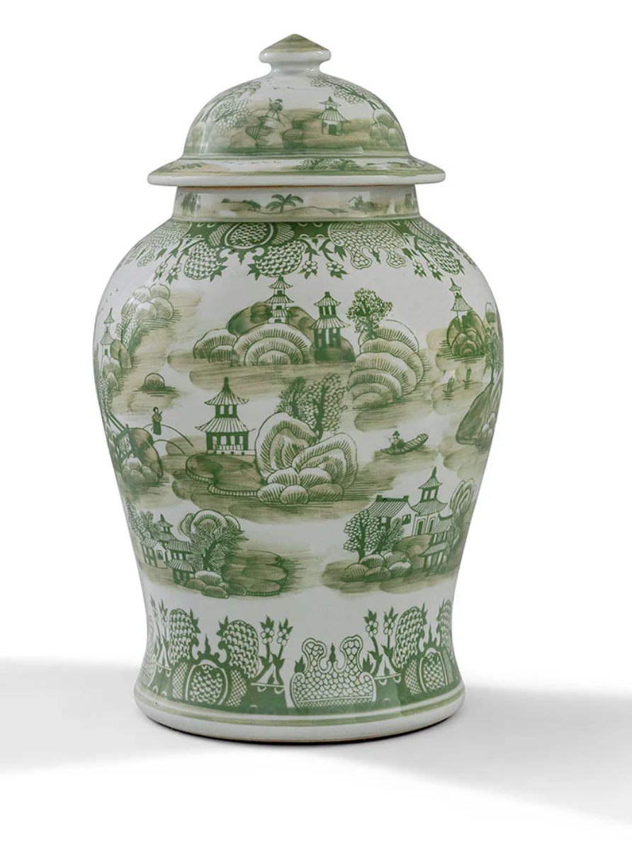 Green Willow Medium Jar