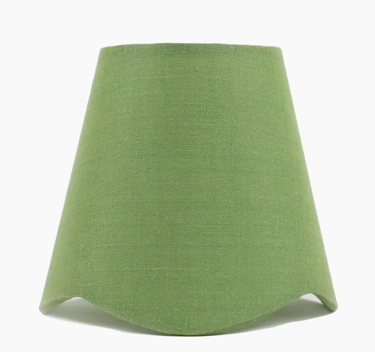 Scalloped Chandelier Shade-Green (Shade Only)
