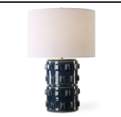 Navy Table Lamp