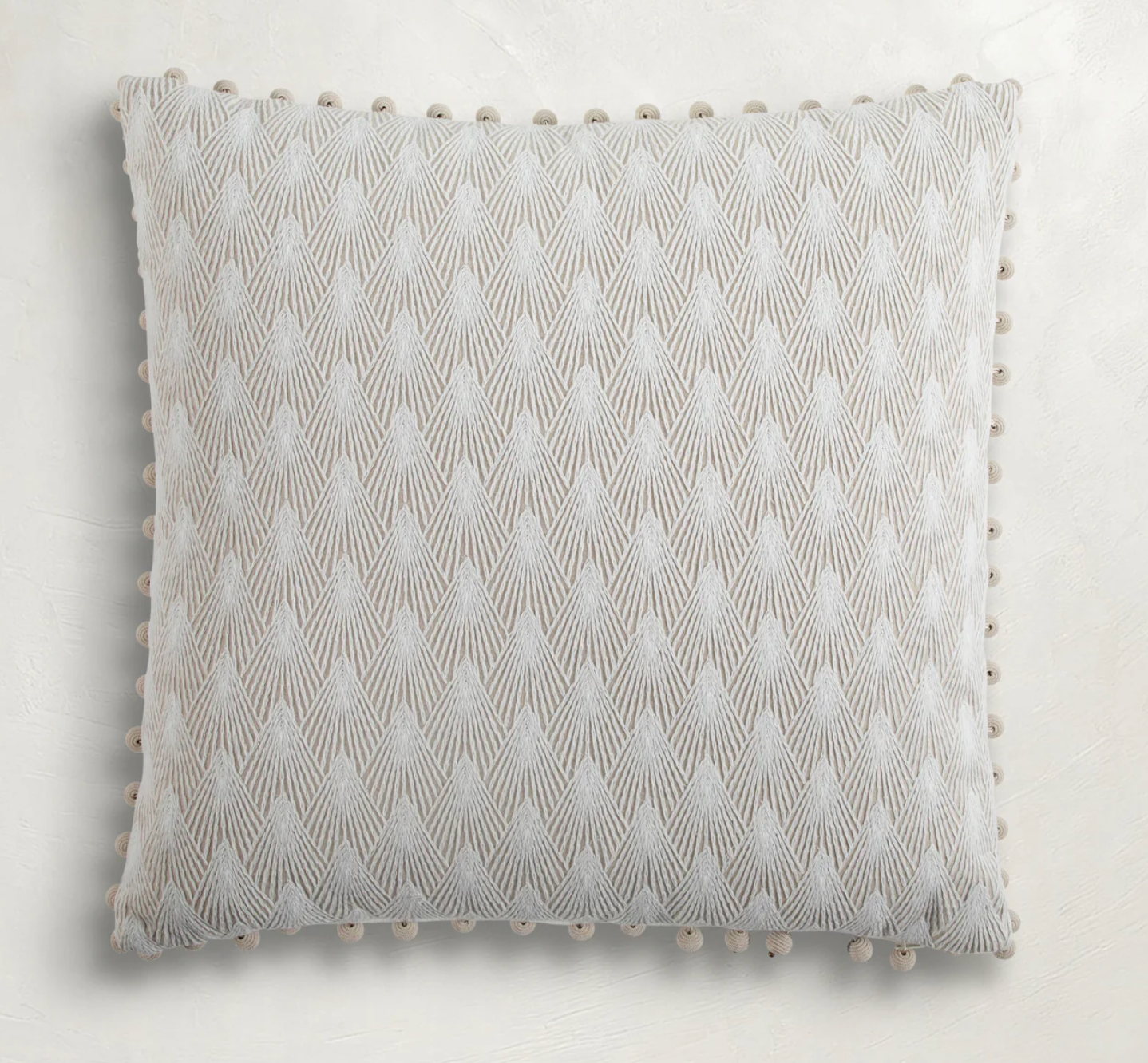 Grace Ivory Feather 22x22