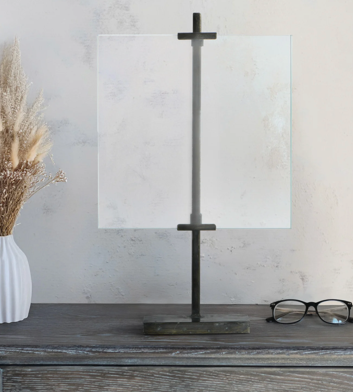 Floating Photo Frame with Metal Stand