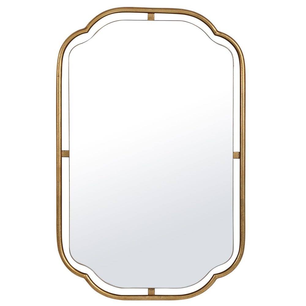 Gold Floating Frame Mirror