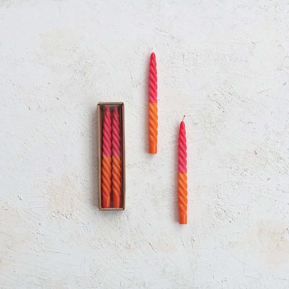 Swirl taper Candles