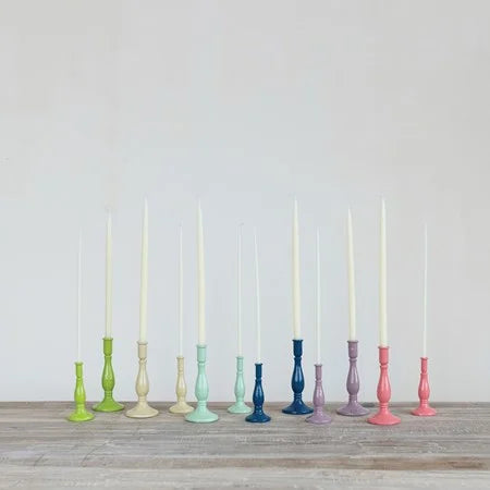 Cast Iron Taper Holder, 6 Colors