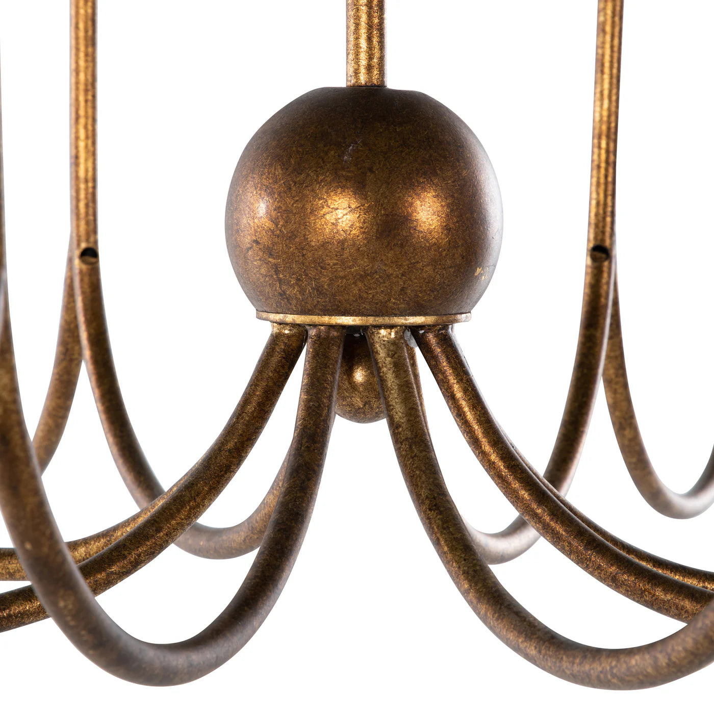 Snow Metal Ashwell Gold Chandelier