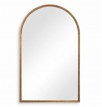 Gold Arched Mirror