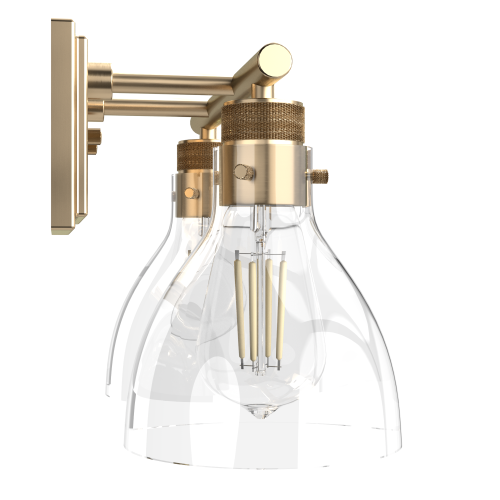 HUNTER VAN NUYS ALTURAS GOLD 2 LIGHT VANITY