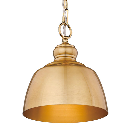 Wry Lighting Holmes 1-light Pendant in Modern Brushed Gold