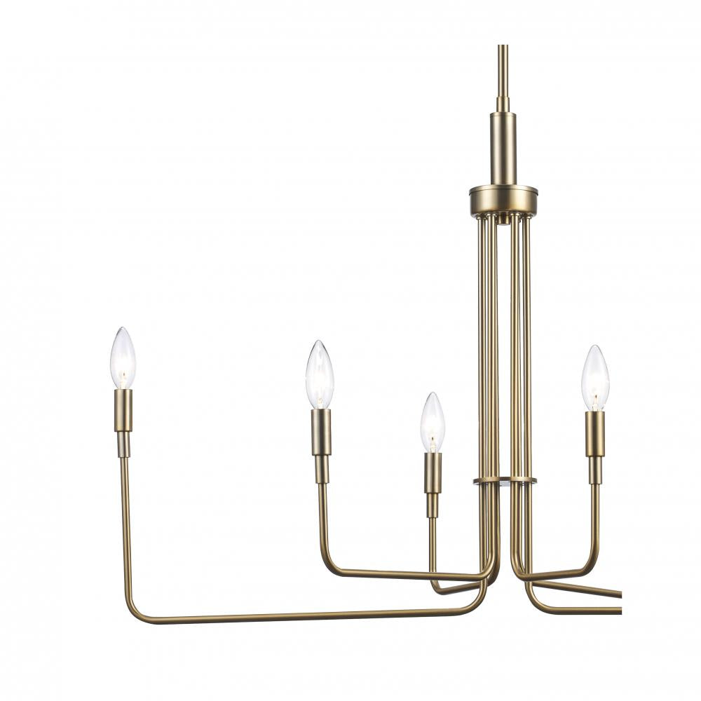 6 LIGHT CANDLE CHANDELIER