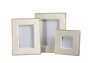 Gold Edge Marble Frame