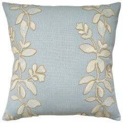 Ginger Flower Celeste 20x20 Pillow