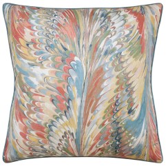 Taplow Clay/ Blue 20x20 Pillow