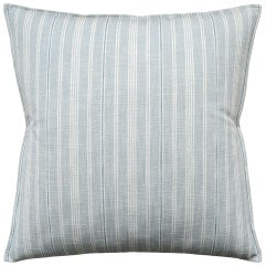 Lucy Stripe China Blue 20x20 Pillow