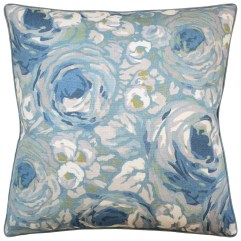Orchard Print Aqua/Stone 20x20 Pillow