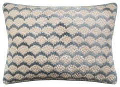 Pollen Cut Velvet Soft Jade Lumbar Pillow