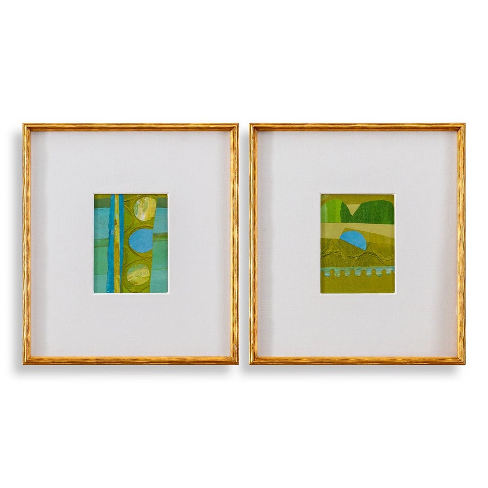 Petite Bijoux Framed Canvases Lime