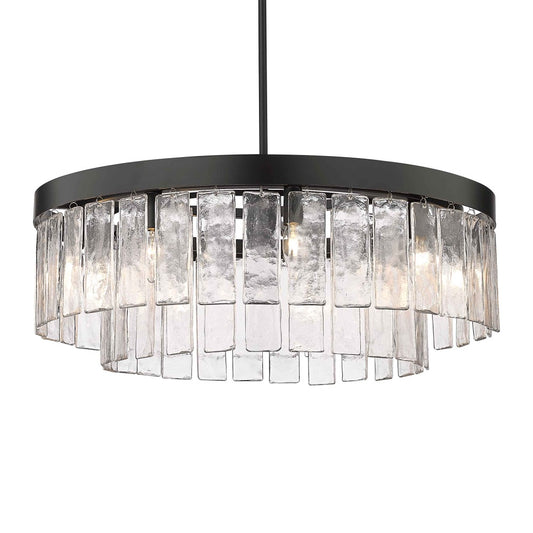 Ciara 9-light Chandelier in Matte Black