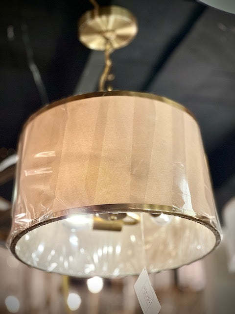 3 LIGHT CUSTOM SHADE PENDANT