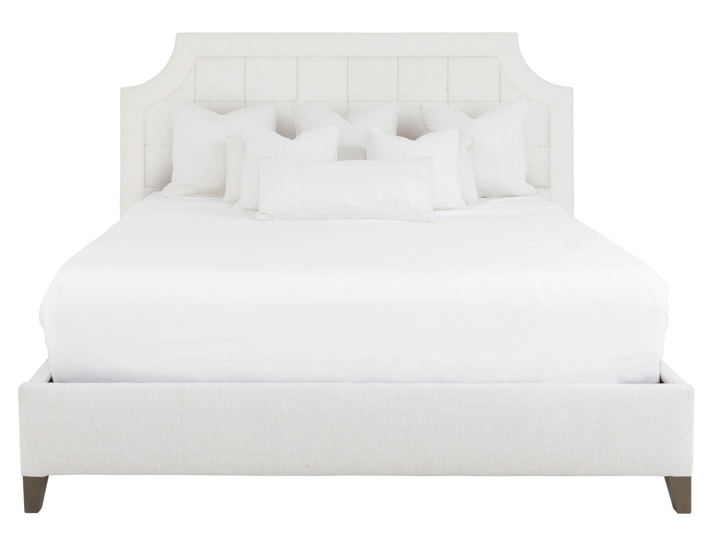 Biscuit Tufted King Upholstered Bed