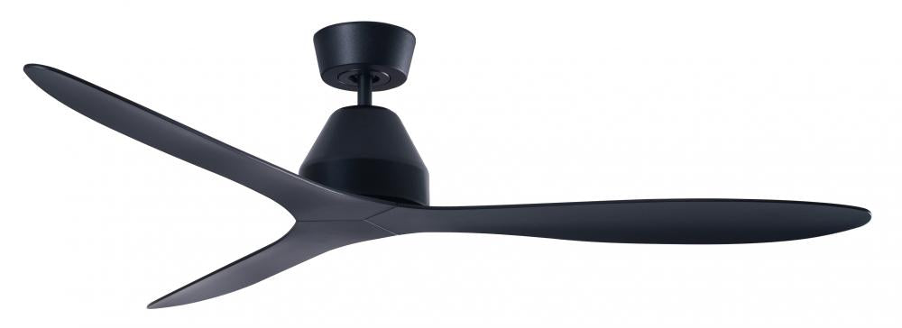 Whitehaven 56" DC Smart Wi-Fi Indoor/Outdoor Fan Black w/Black Blades (Remote Included)
