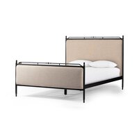 Leyla Bed-Natural Antique Black