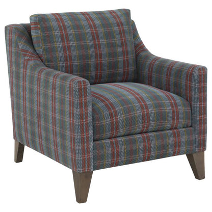 Dolce Lounge Chair with Tapered Legs