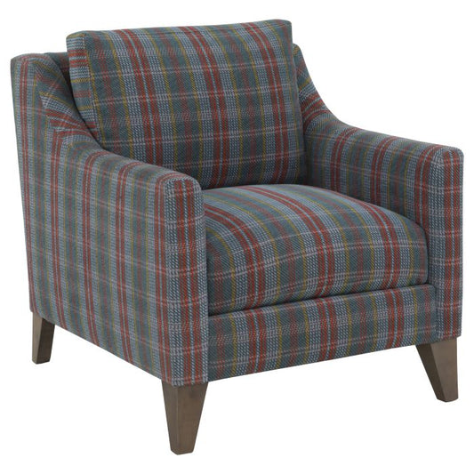 Dolce Lounge Chair with Tapered Legs